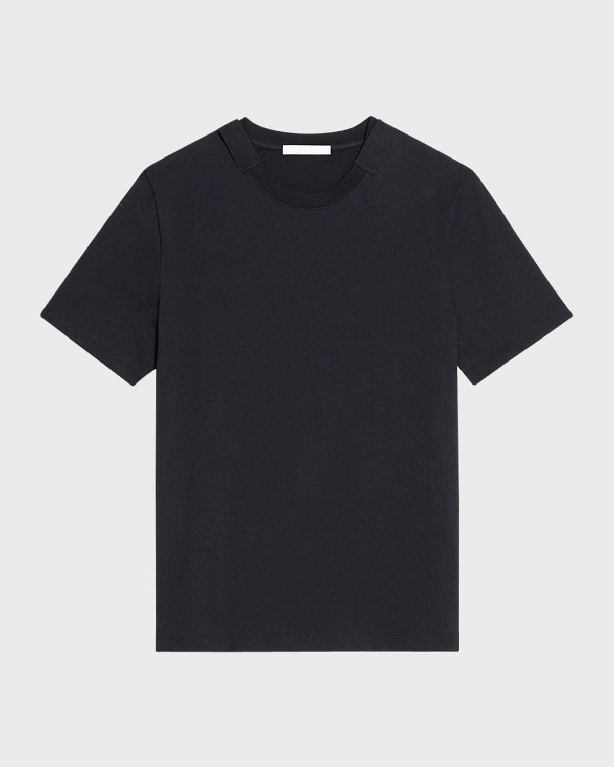 Helmut Lang Men's Cotton Strap T-shirt In Black