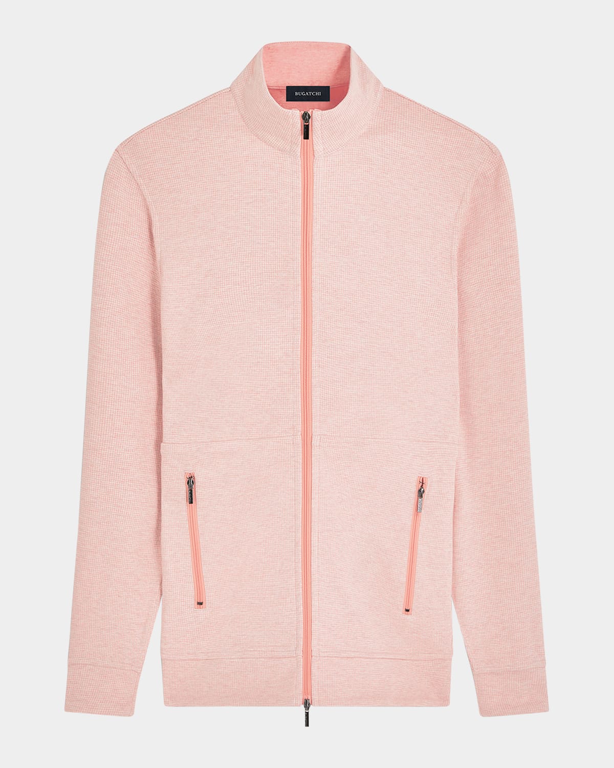 Shop Bugatchi Men's Reversible Track Jacket In Salmon