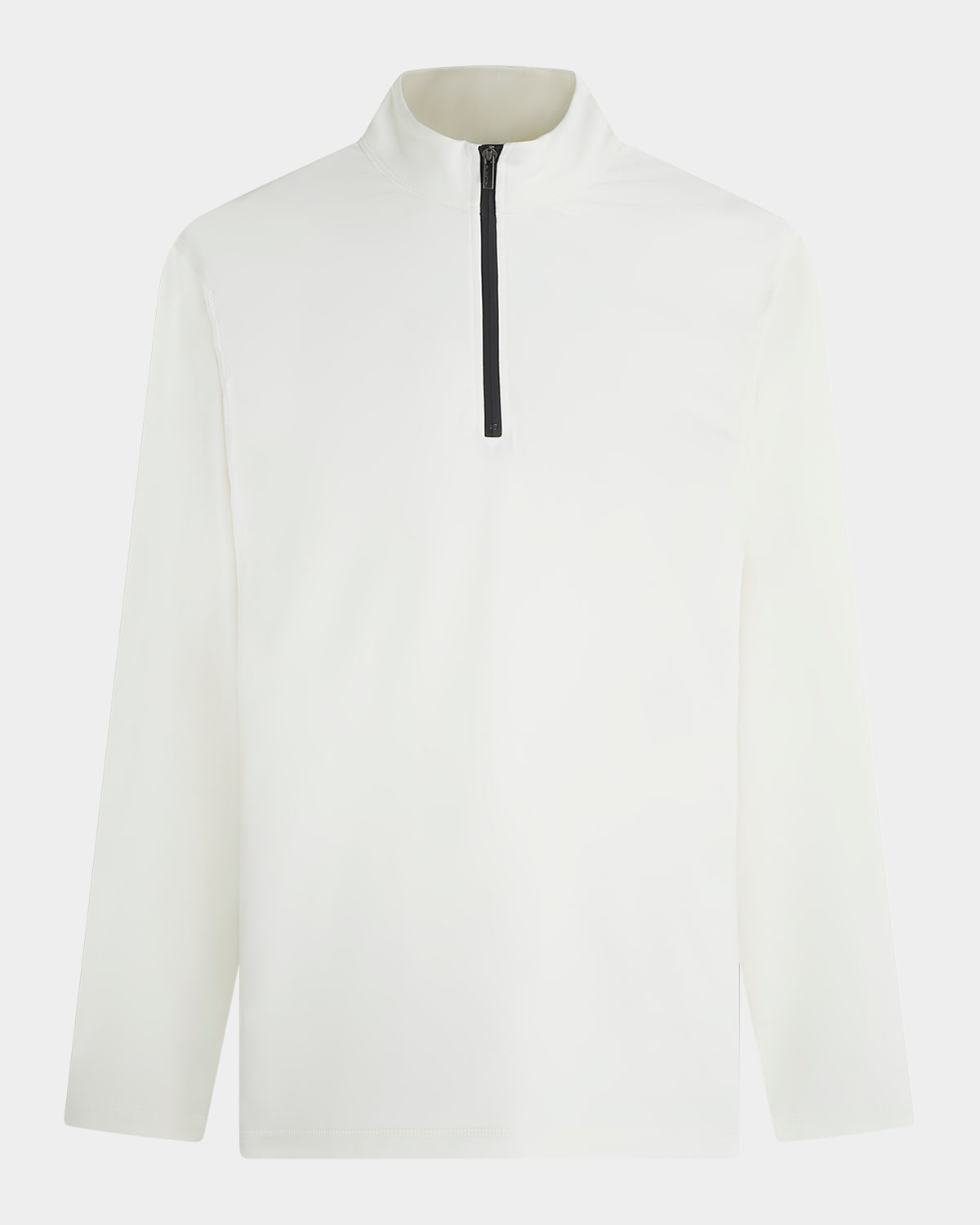 Bugatchi Men's Quarter-zip Knit Sweater In White