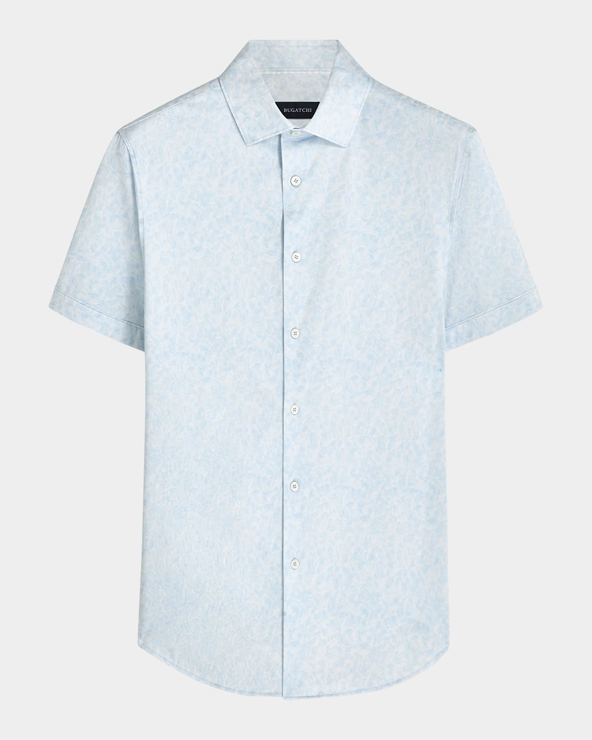 BUGATCHI MEN'S MILES OOOHCOTTON SHORT-SLEEVE SHIRT