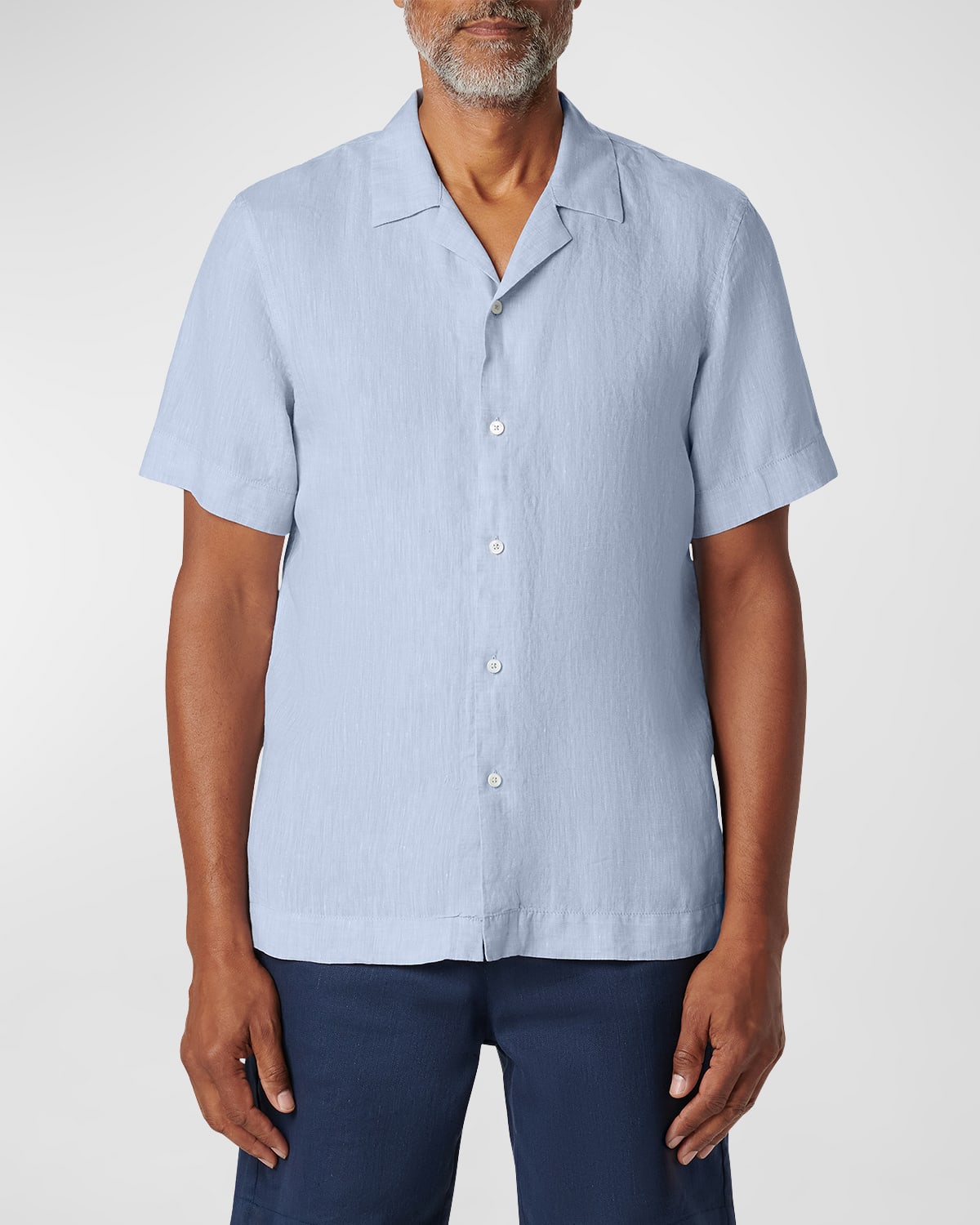 Men's Linen Camp Shirt