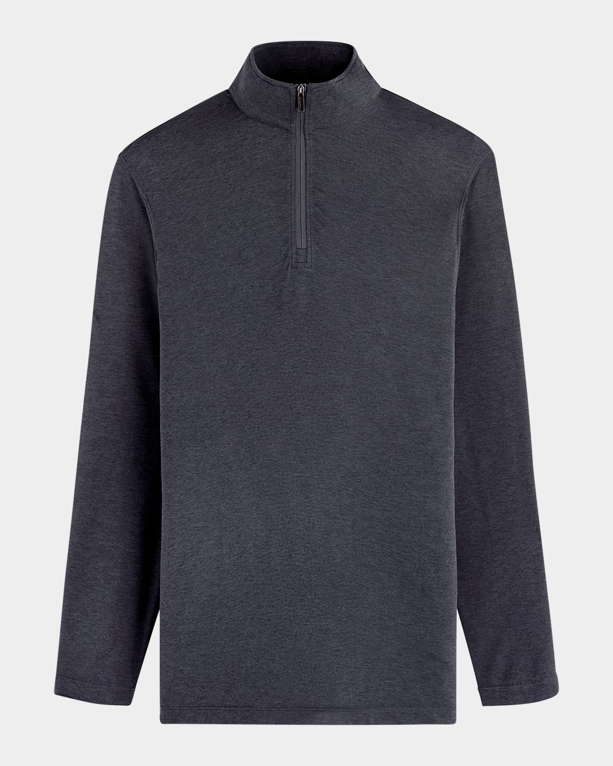 Bugatchi Men's Uv50 Performance Quarter-zip Sweater In Black