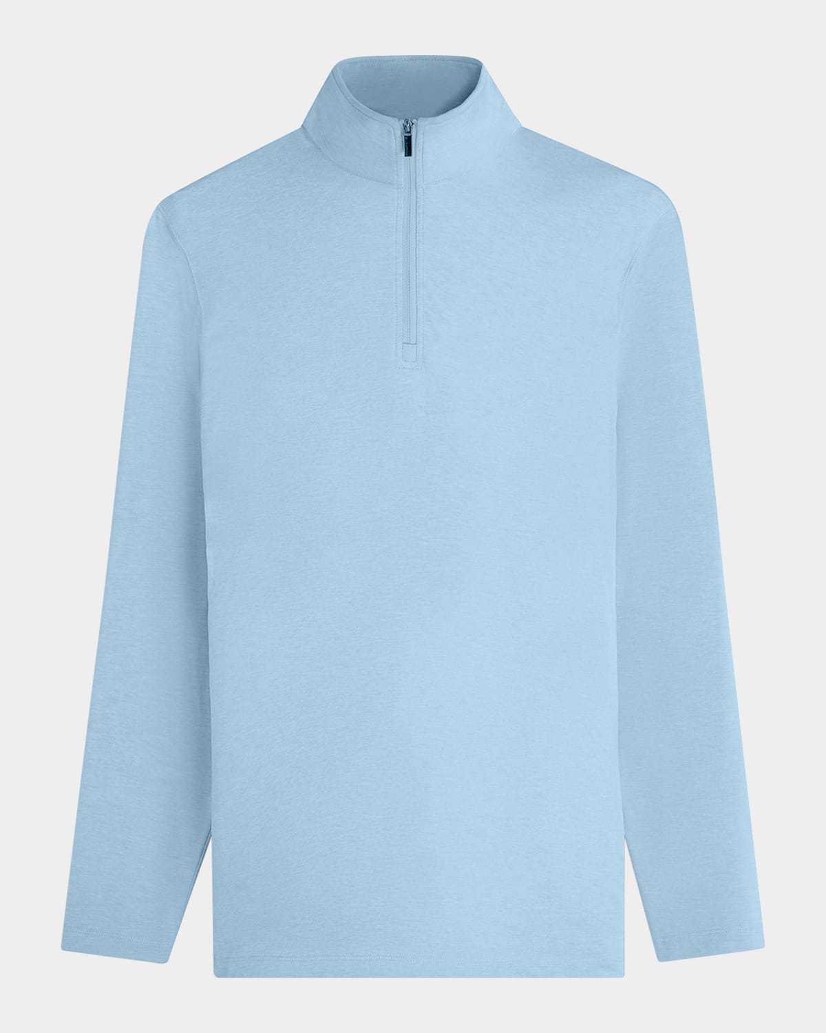 Shop Bugatchi Men's Uv50 Performance Quarter-zip Sweater In Sky