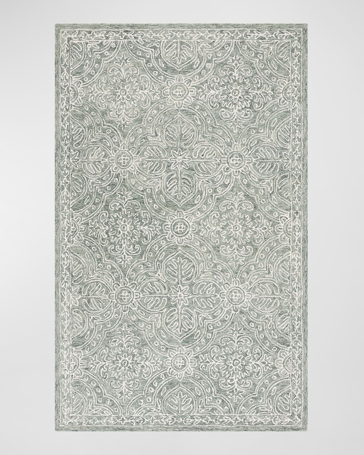 Shop Lauren Ralph Lauren Etienne Hand-tufted Rug, 8' X 10' In Sage, Ivory