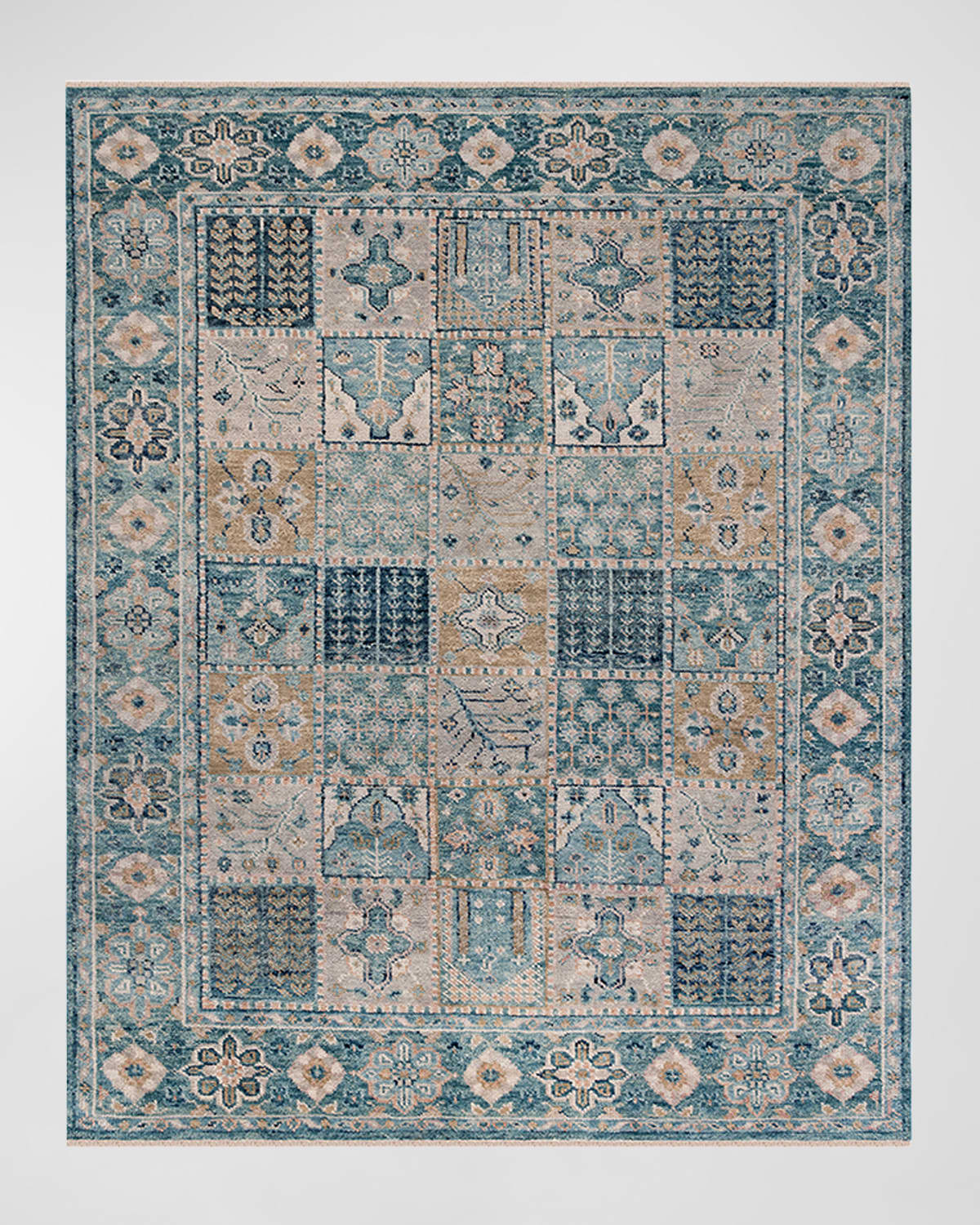 Shop Safavieh Elowen Hand-knotted Rug, 9' X 12' In Blue, Beige