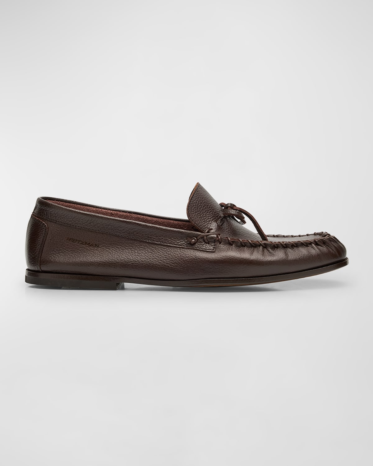 Men's Montauk Grained Leather Loafers
