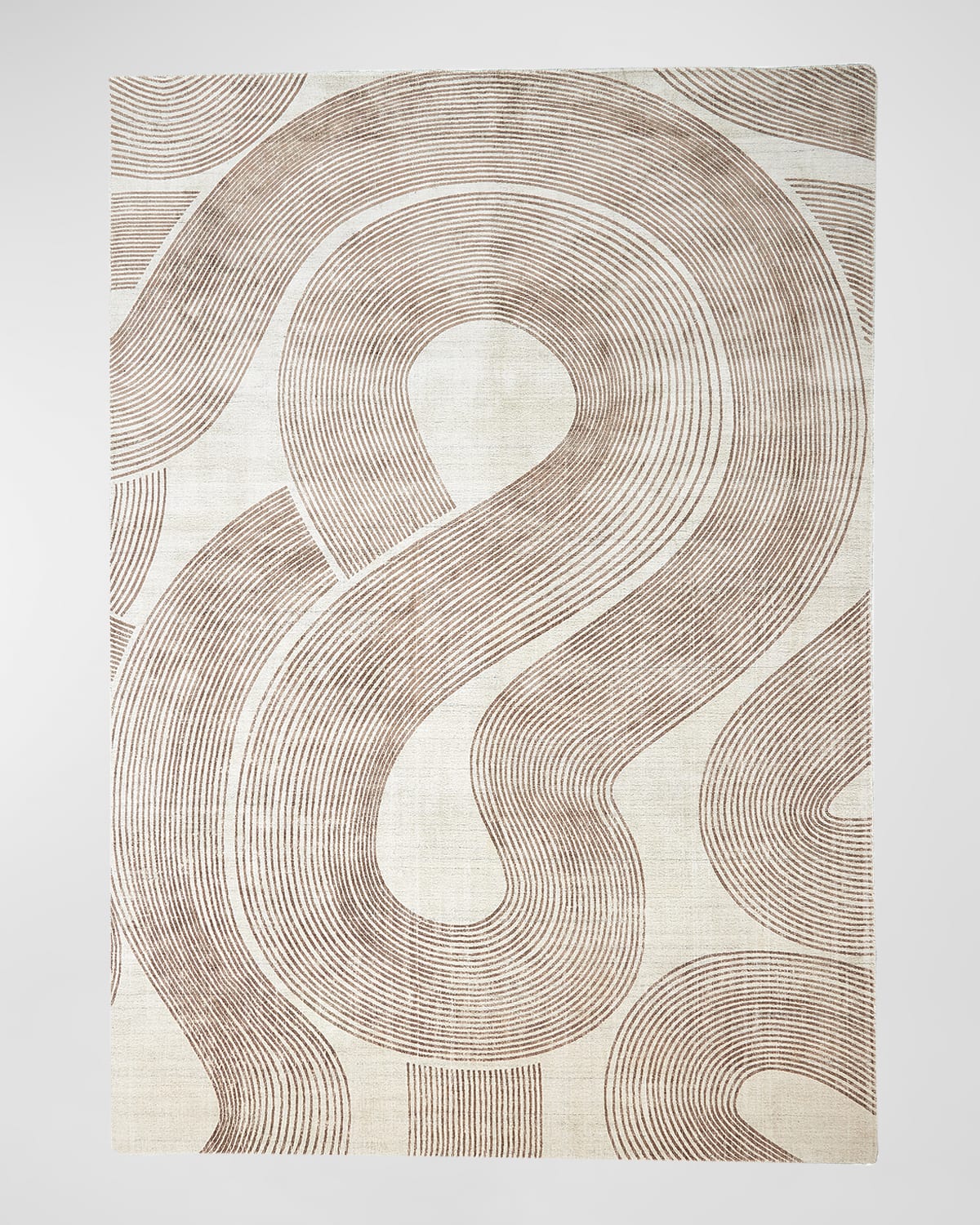 Global Views Wander Machine-woven Rug, 5' X 8' In Tan