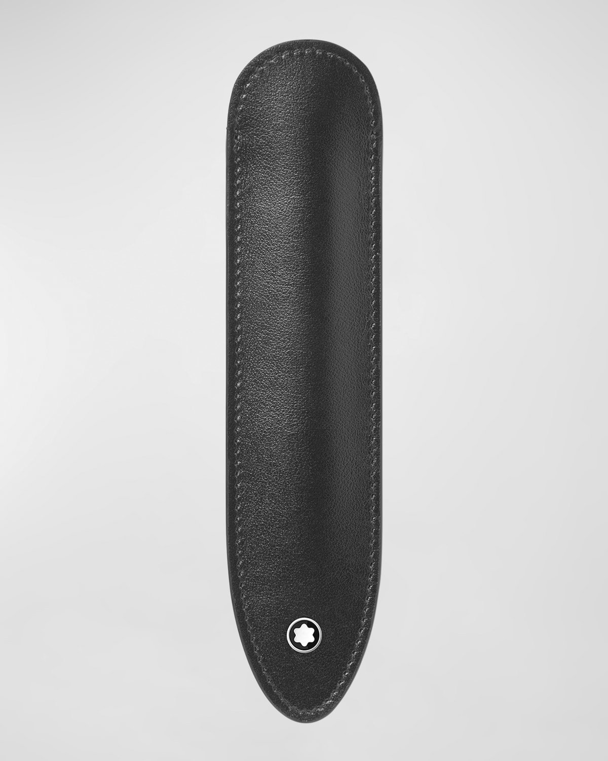 Shop Montblanc Men's Meisterstuck Leather 1-pen Sleeve In Black