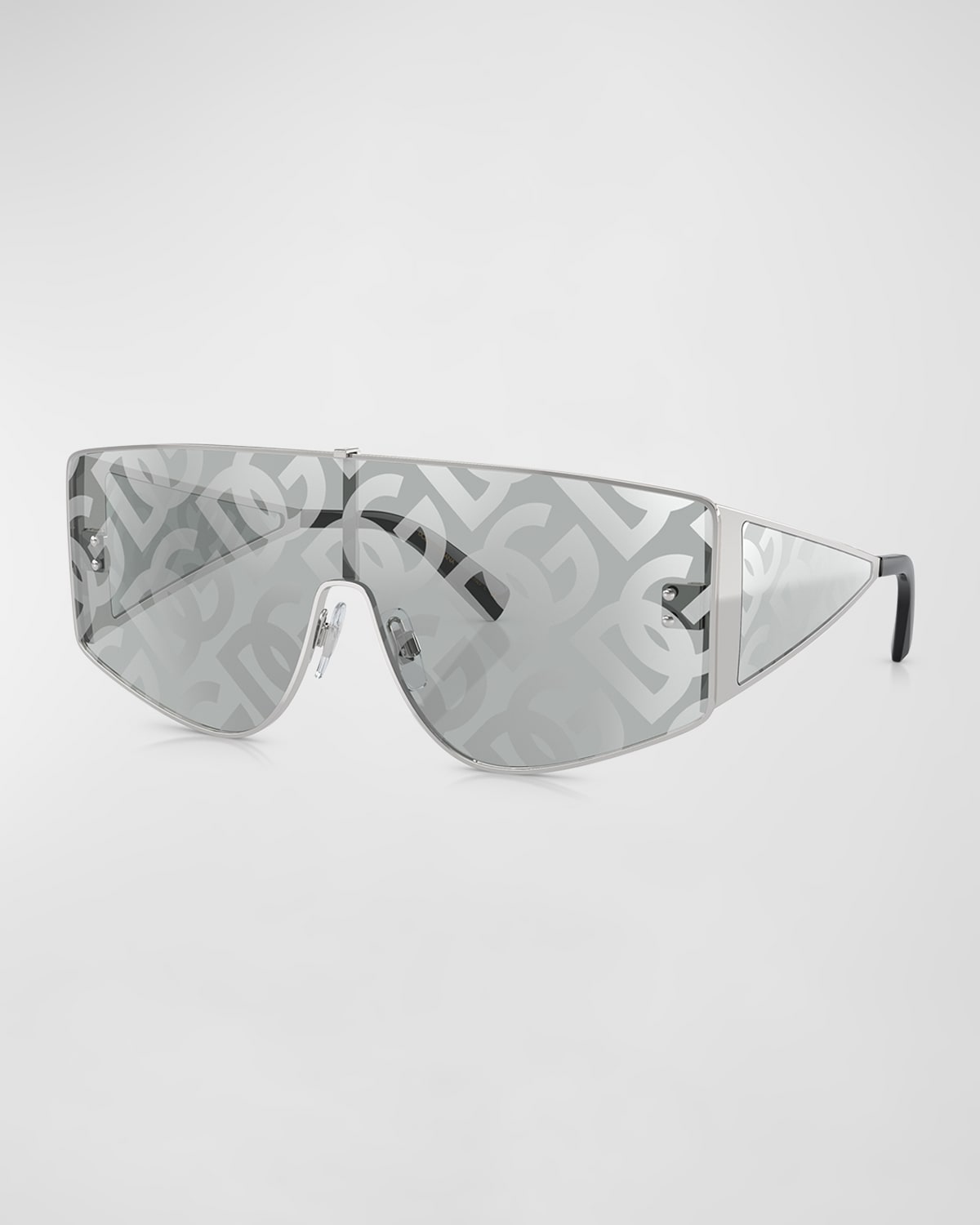 Men's dg2305 Monogram Metal Shield Sunglasses