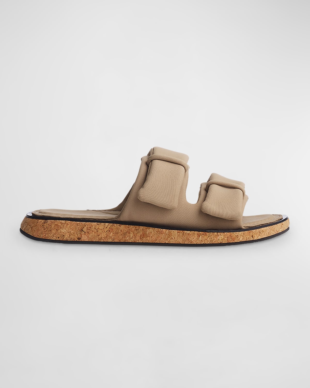 Shop Rag & Bone Parque Dual Buckle Slide Sandals In Light Sand
