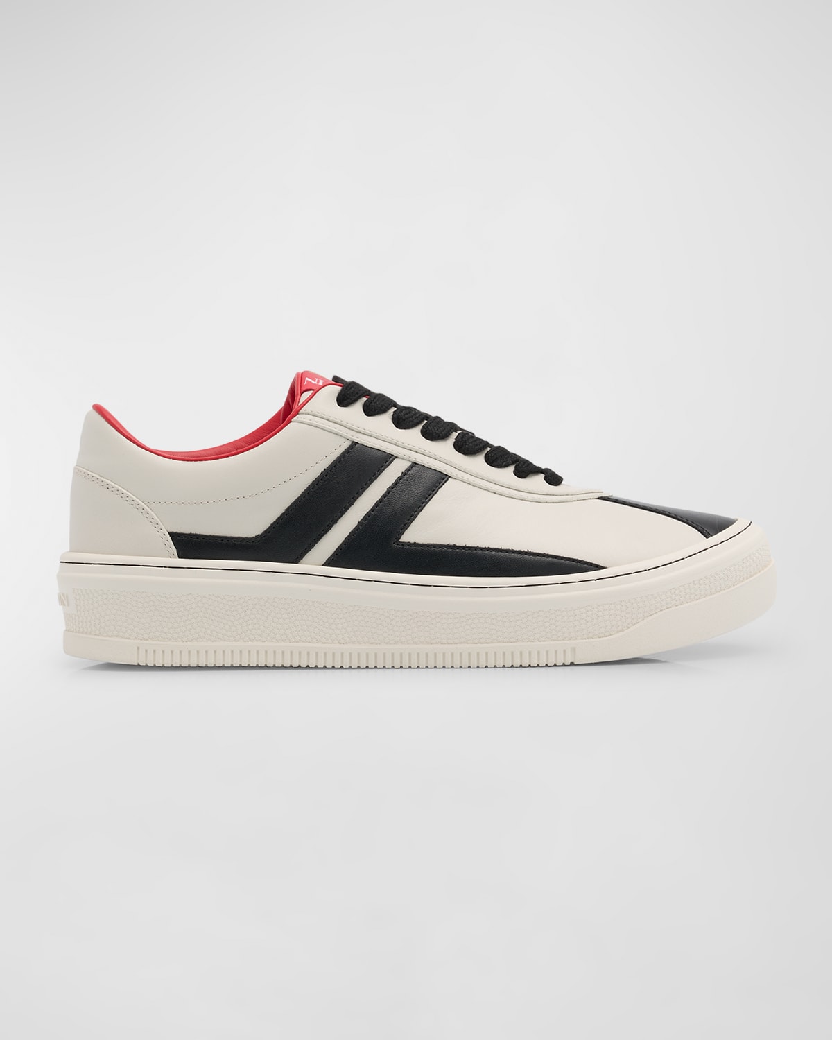 LANVIN X FUTURE MEN'S LANVIN CASH LEATHER LOW-TOP SNEAKERS