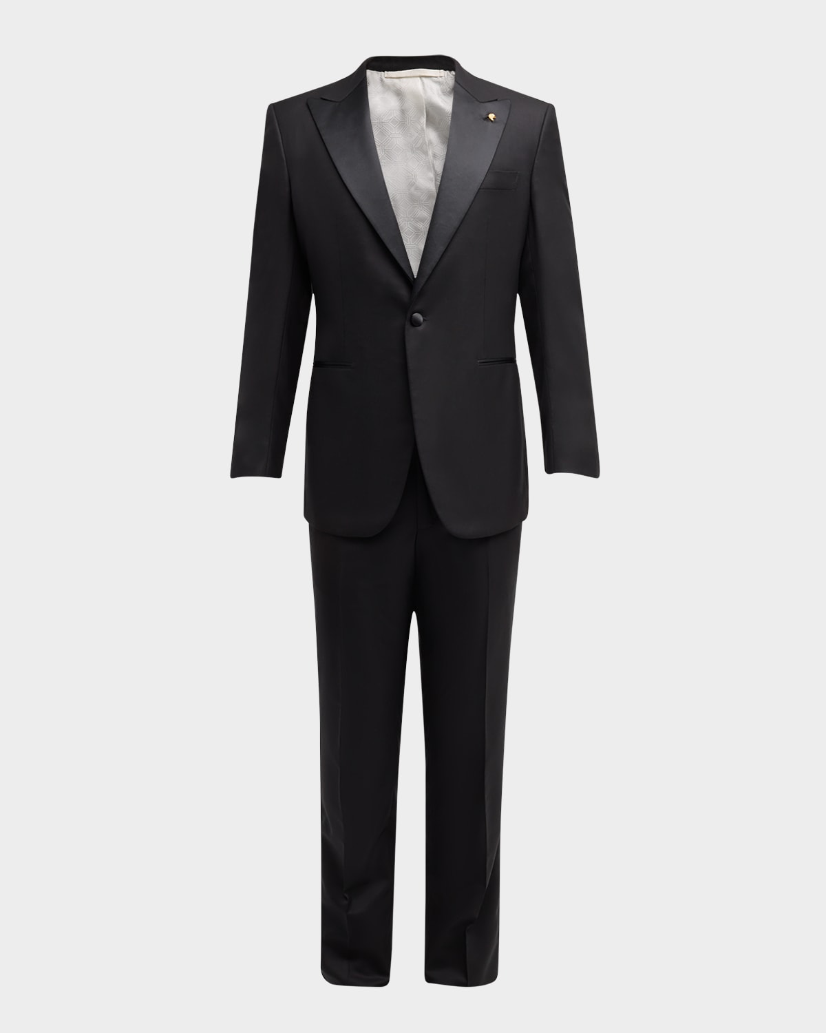 Men's One-Button Wool Tuxedo