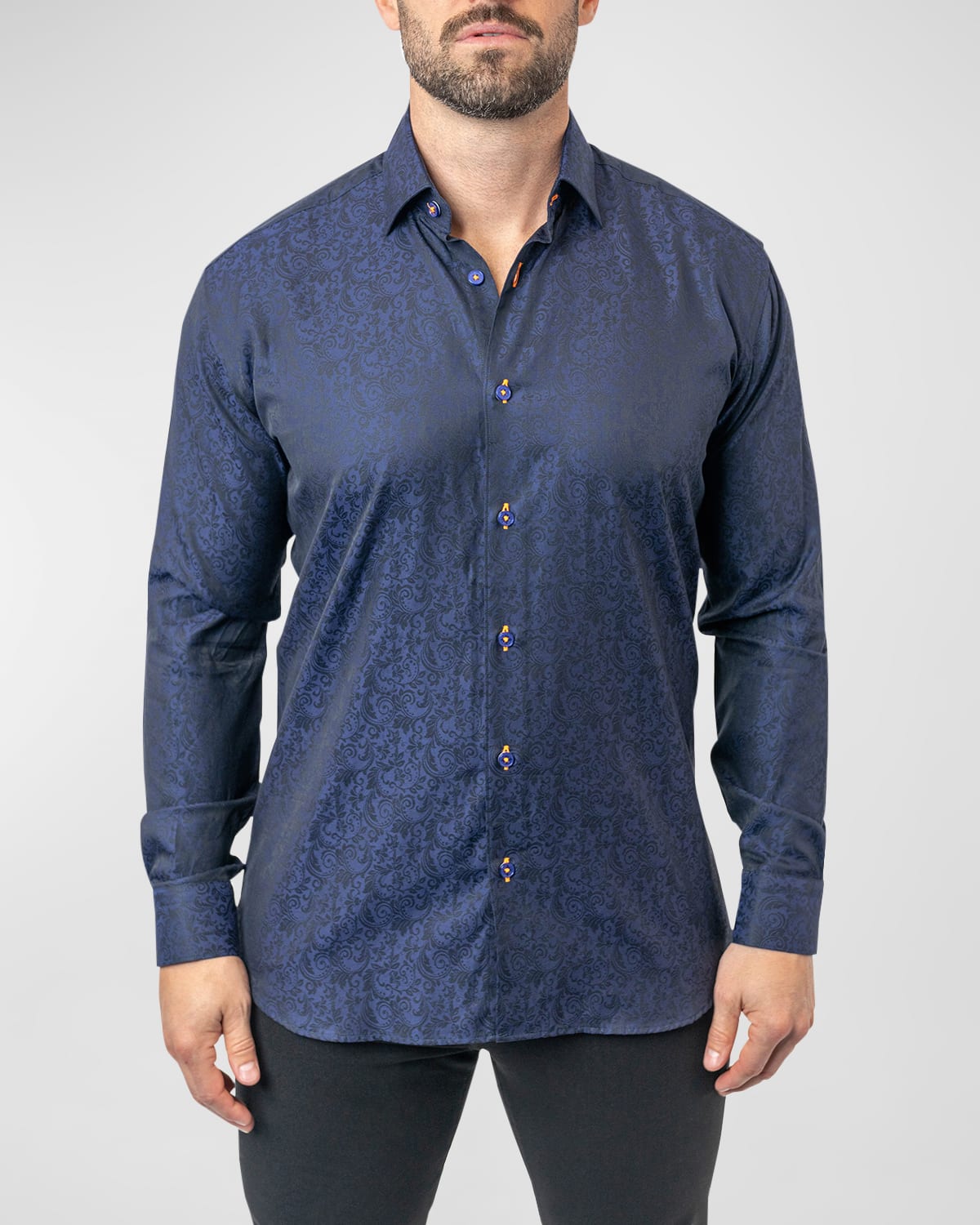 Men's Fibonacci Paisley Dress Shirt