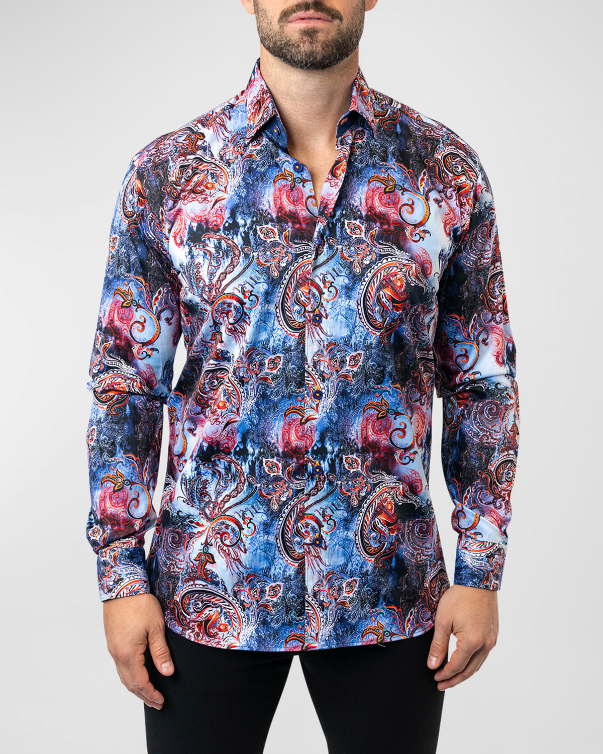 Men's Fibonacci Samoa Dress Shirt