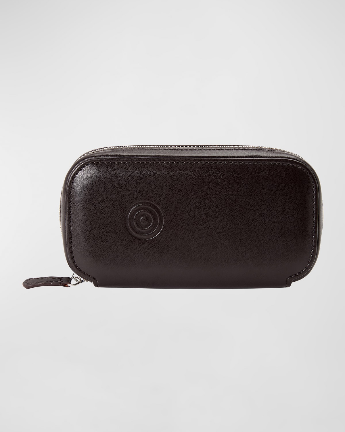 Wolf X Wm Brown Two-piece Watch Zip Case In Brown