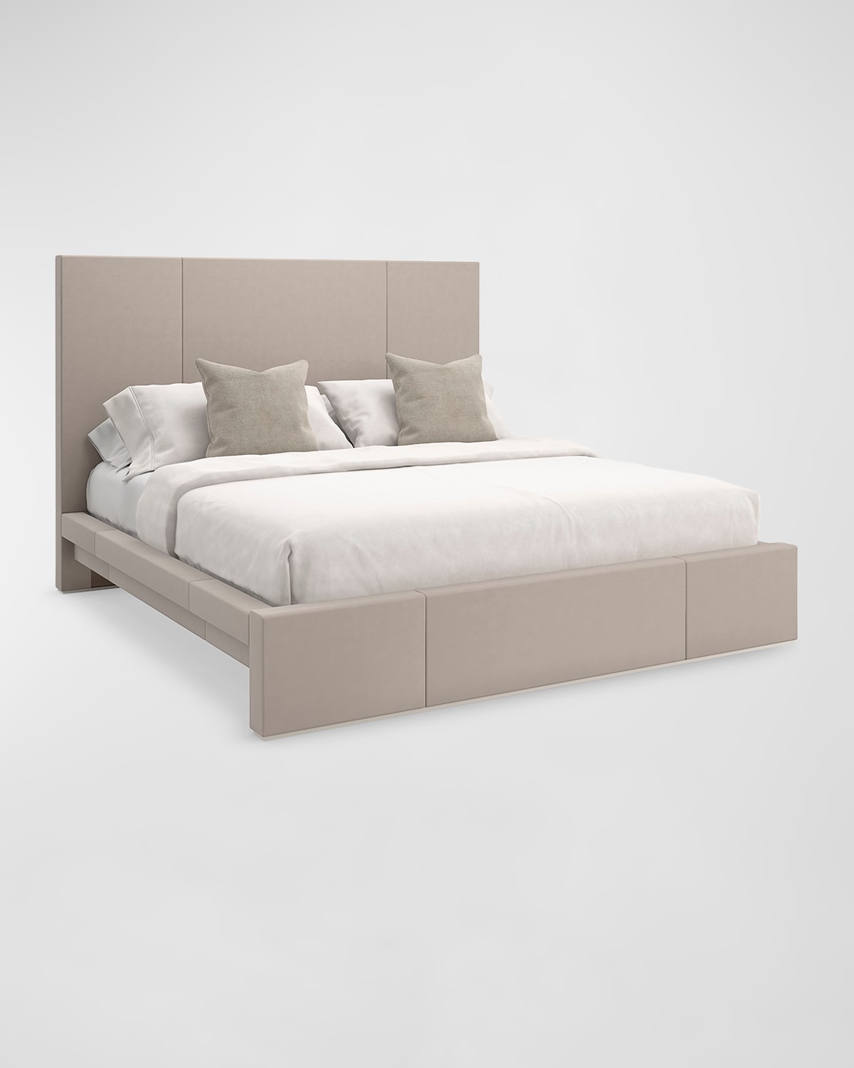 Caracole Balance King Bed In Ecru