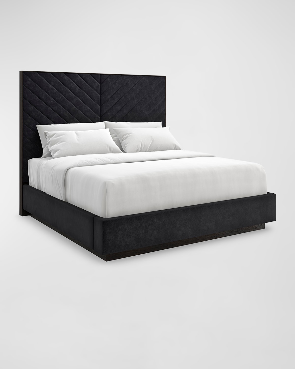 Caracole Meet You In The Middle Bed, Queen In Black