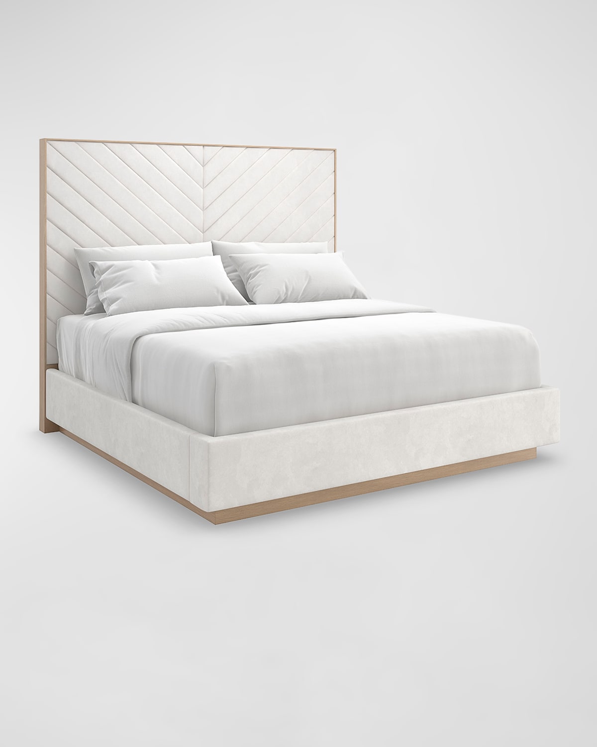 Shop Caracole Meet U In The Middle Queen Bed In White