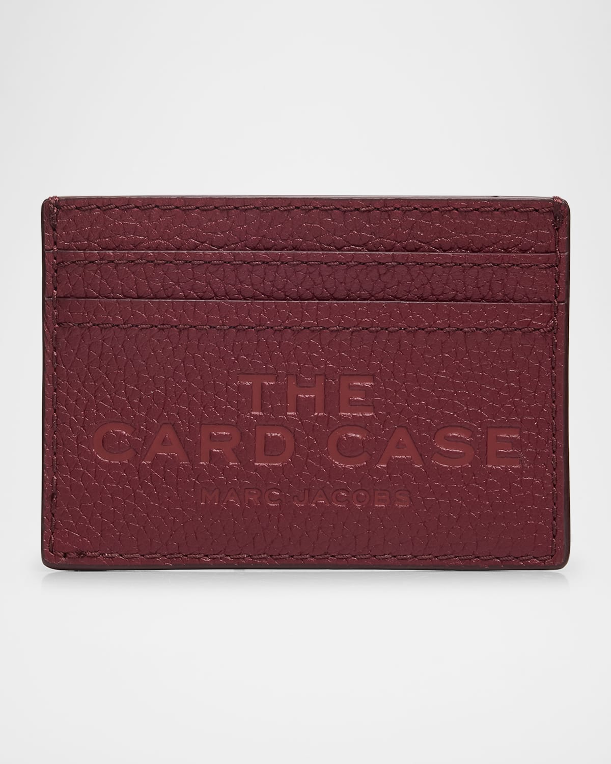 Marc Jacobs The Leather Card Case In Red