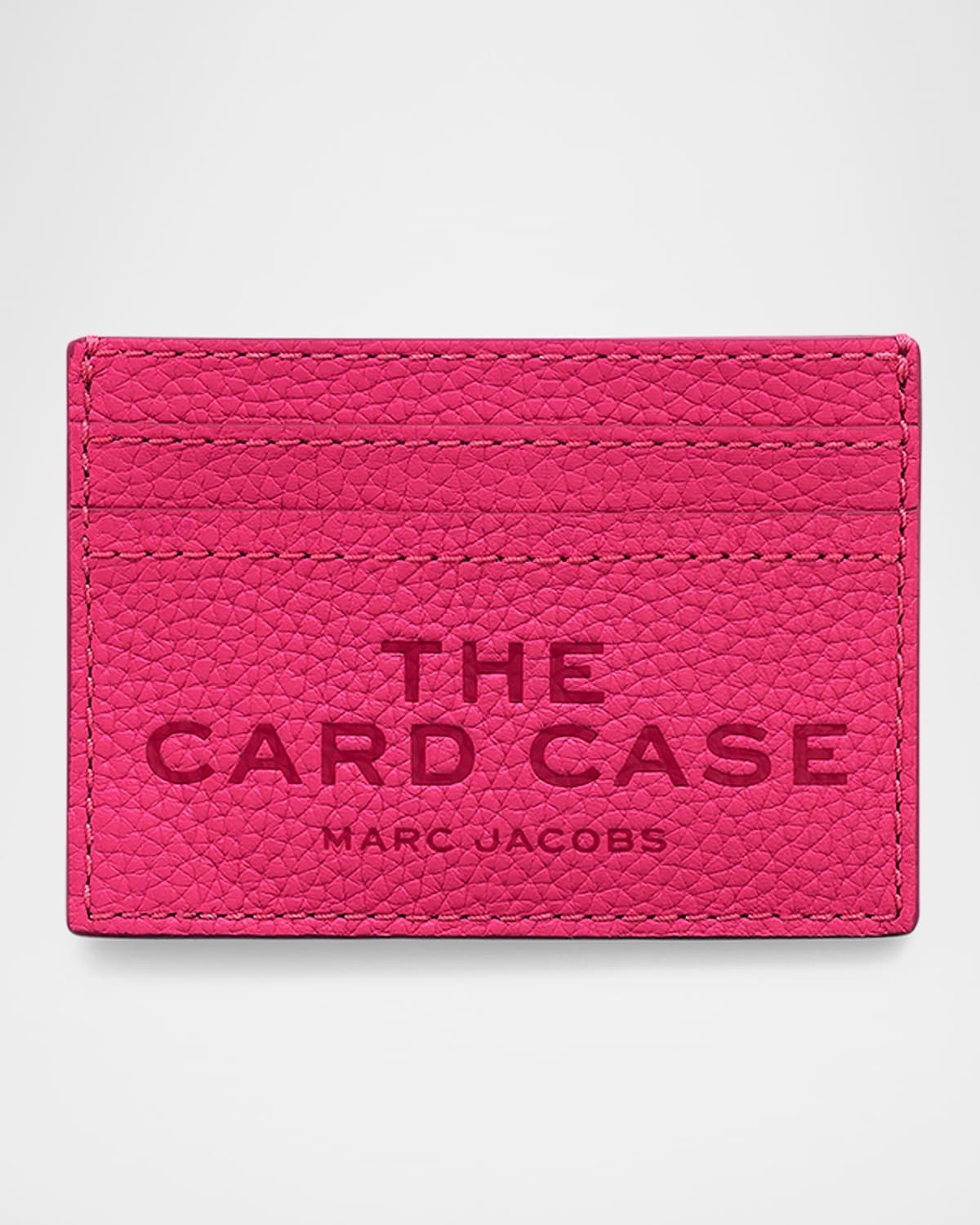 Marc Jacobs The Leather Card Case In Pink