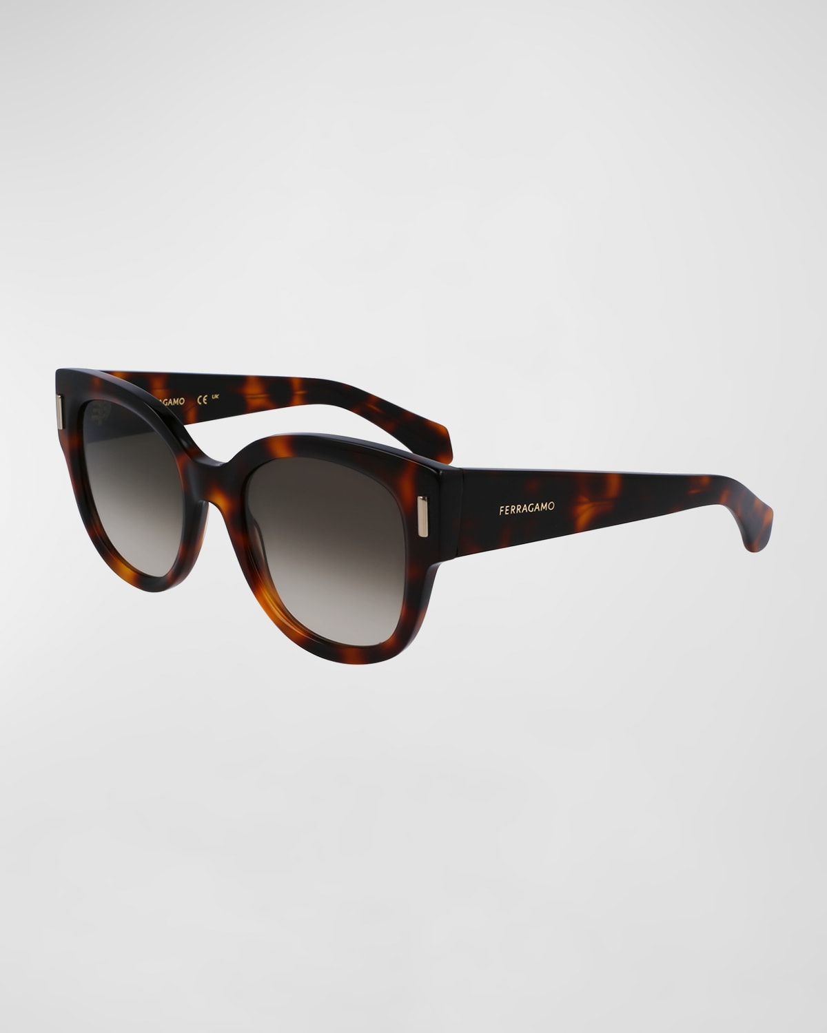 Rivets Acetate Cat-Eye Sunglasses