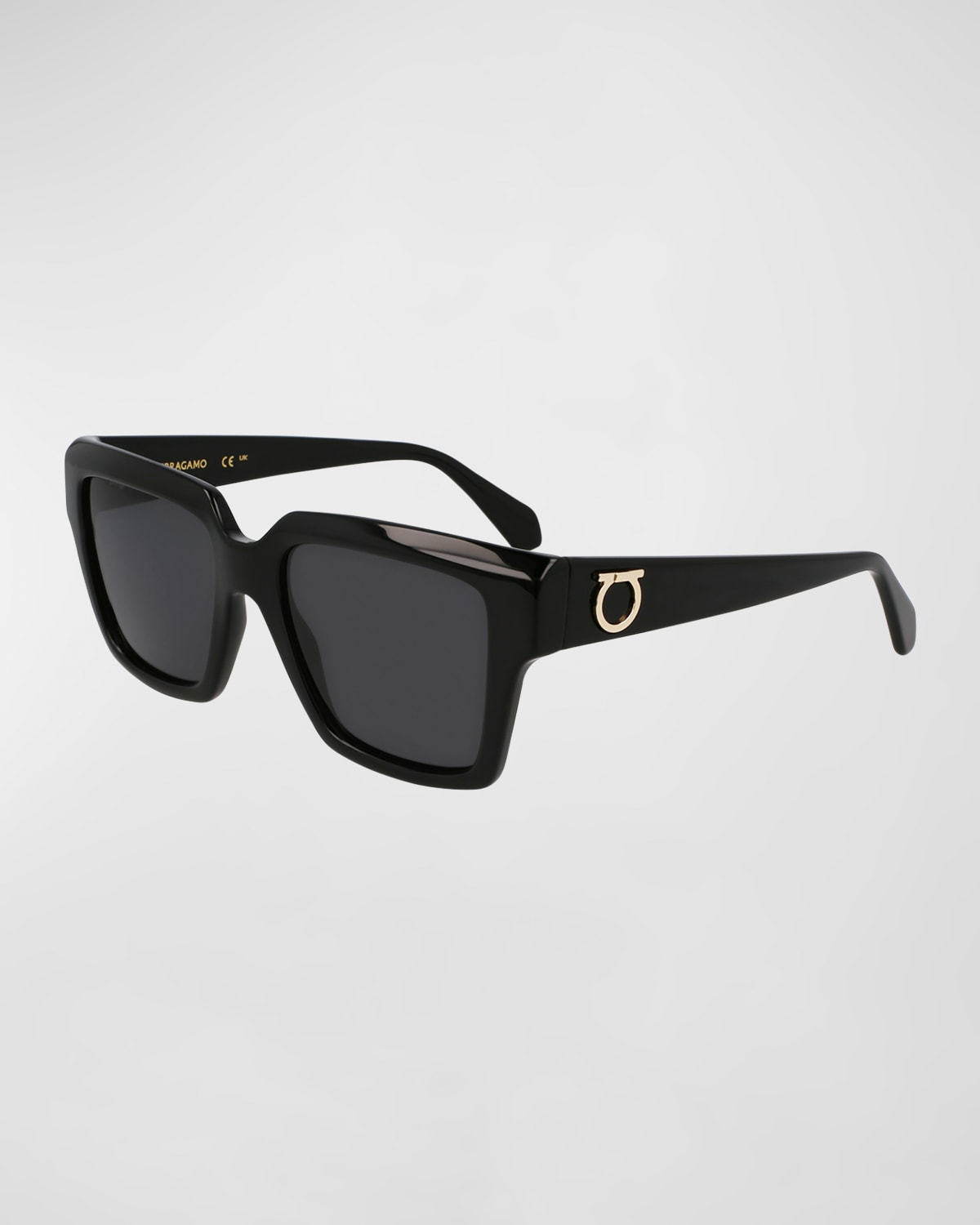 Gancini Acetate Square Sunglasses