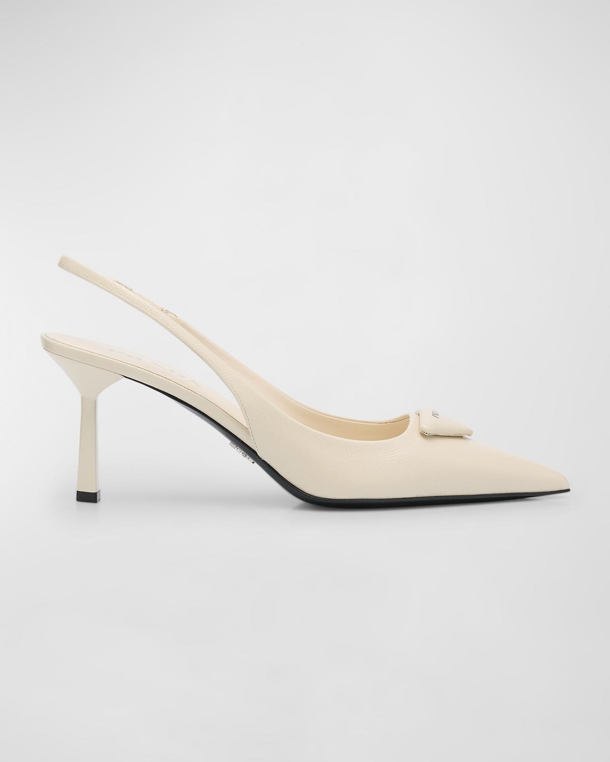 PRADA ~ Patent Leather Slingback Pumps
