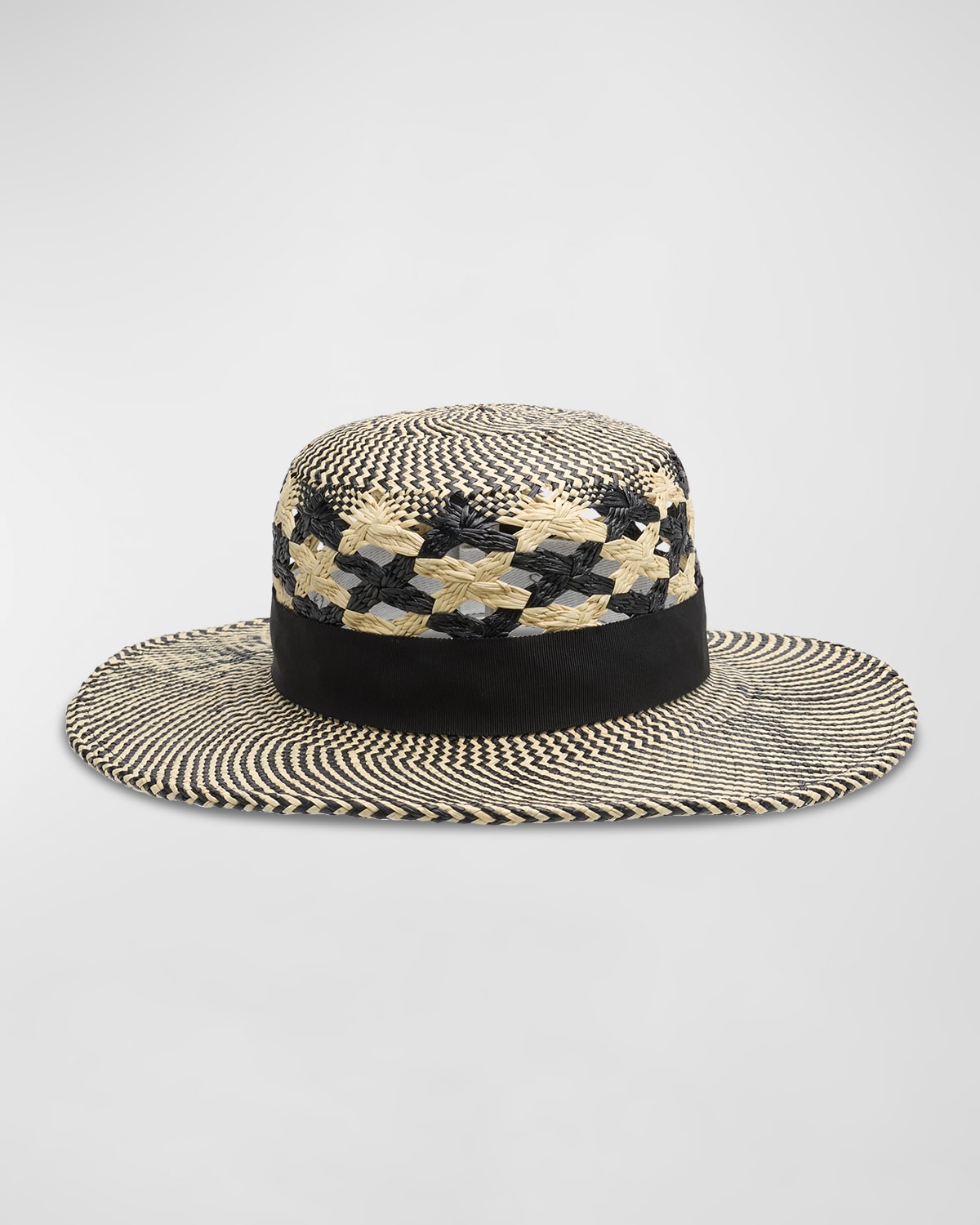 Gigi Burris Samson Woven Straw Fedora