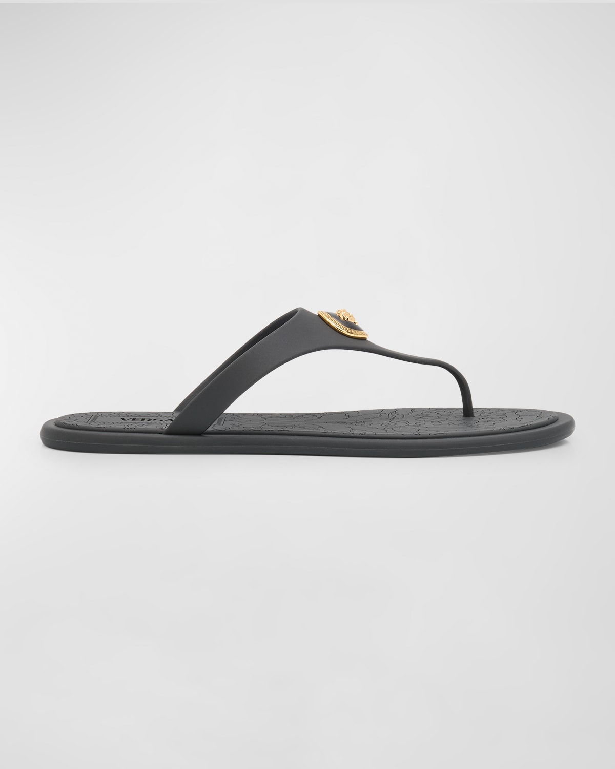 Alia Medusa Rubber Thong Sandals