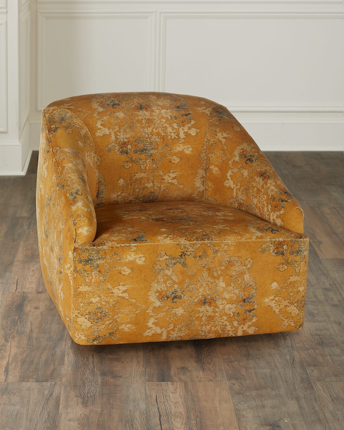 Shop Hooker Furniture Vernal Swivel Chair In Goldenrod