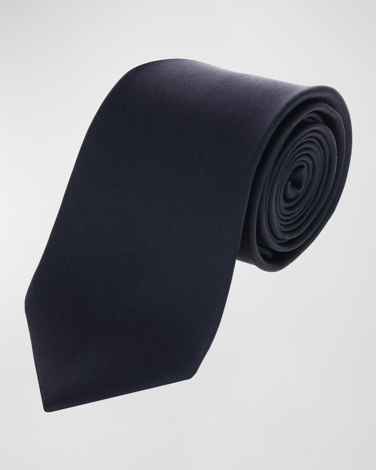 Trafalgar Men's Sutton Big And Tall Silk Tie In Black