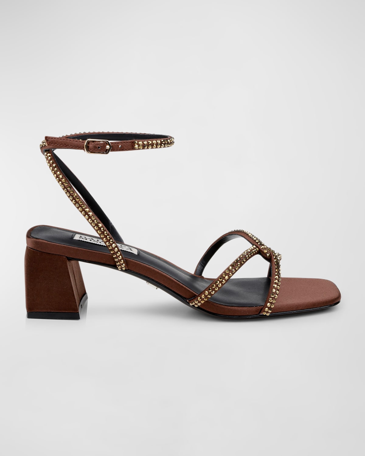 Brisa Strass Ankle-Strap Sandals