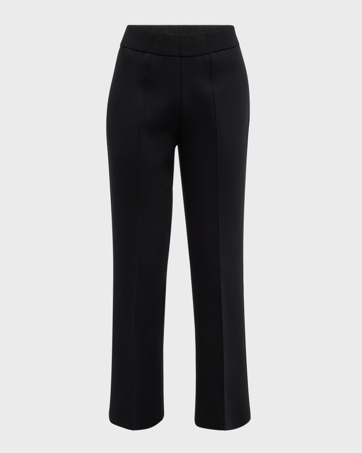 Lafayette 148 Responsible Matte Crepe Foley Flared Pant In Black