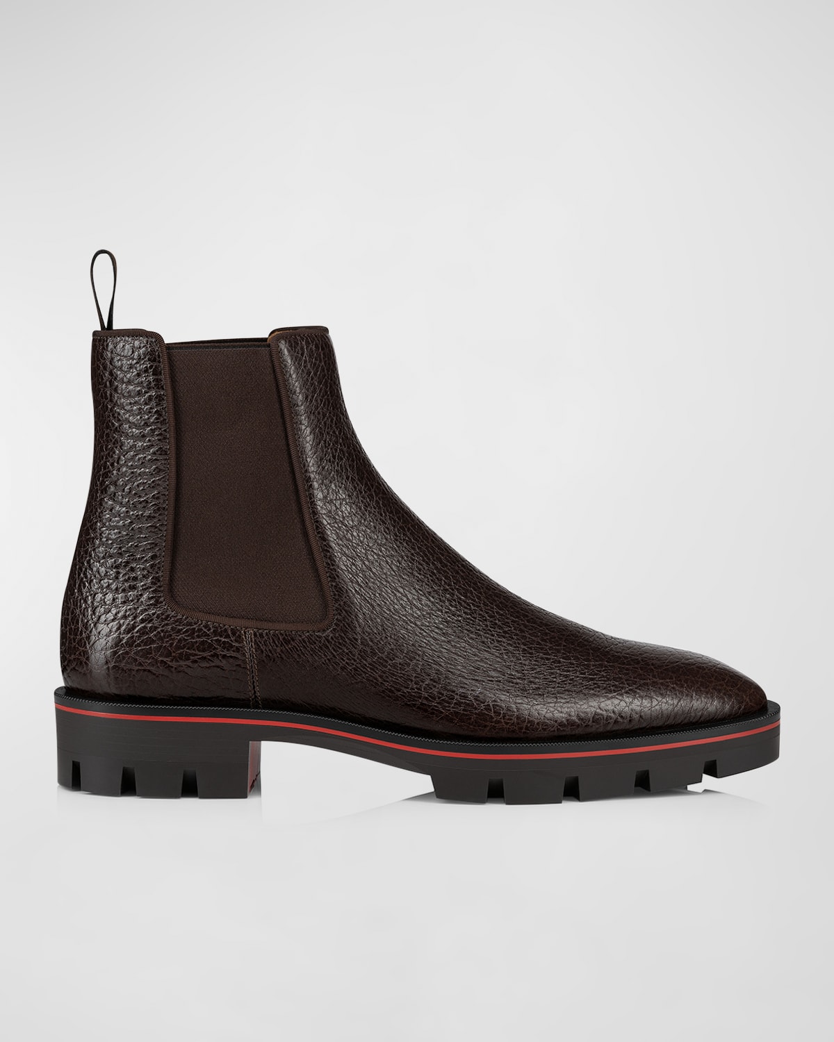 Christian Louboutin Melon Flat leather Chelsea boots Smart Closet