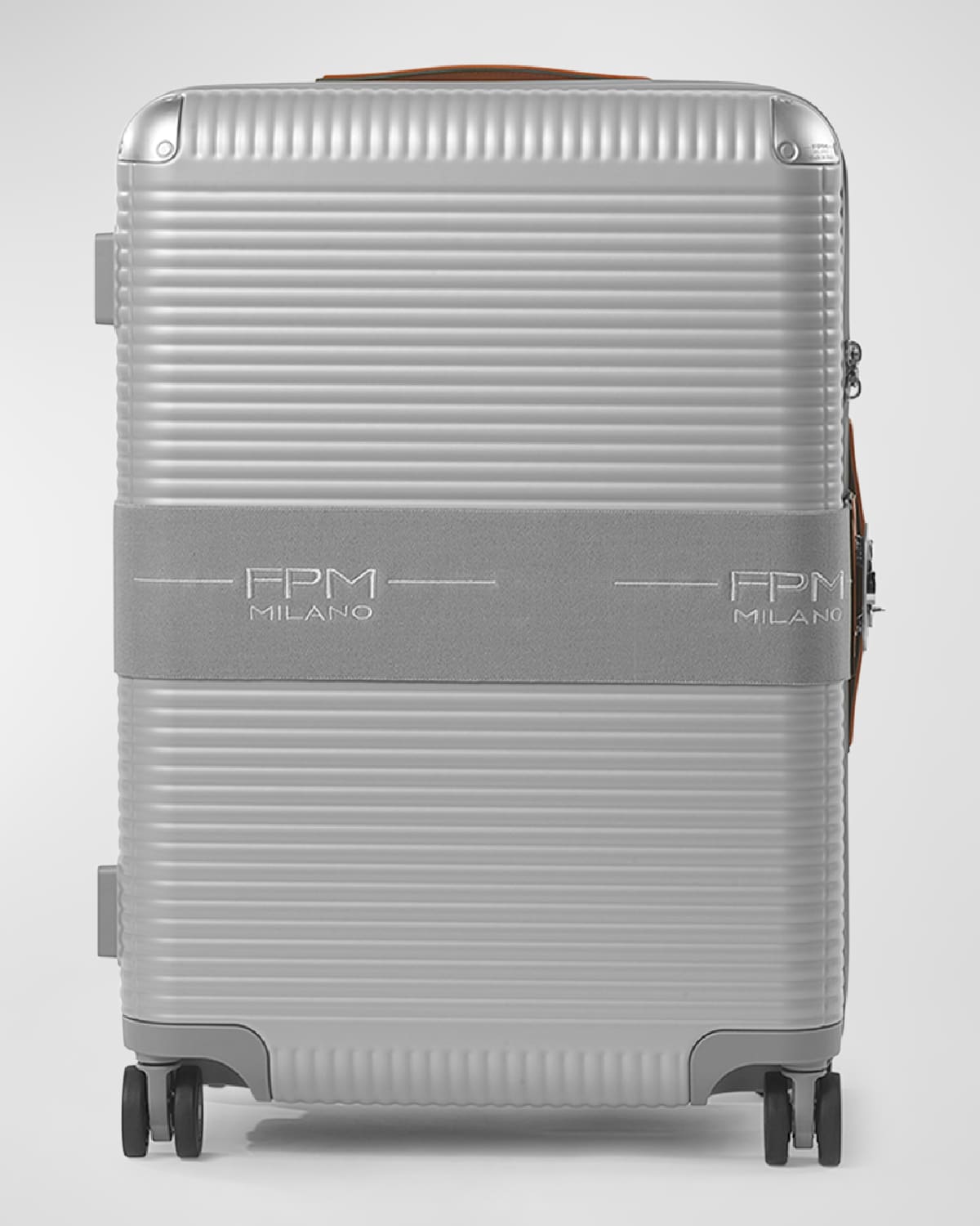 Fpm Milano Bank Zip Deluxe 29" Trunk In Glacier Grey