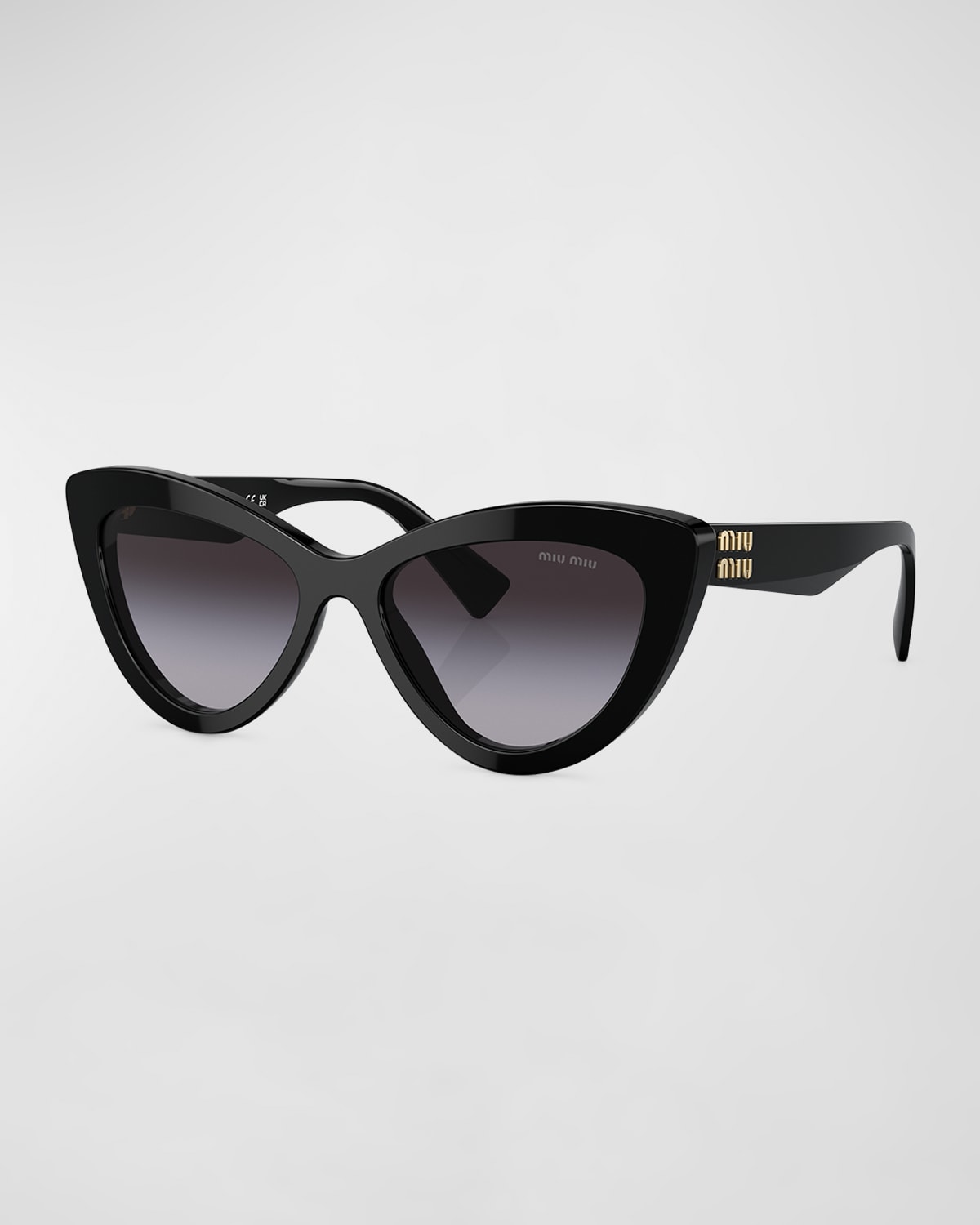 Miu Miu Woman Sunglass Mu 04ys In Black