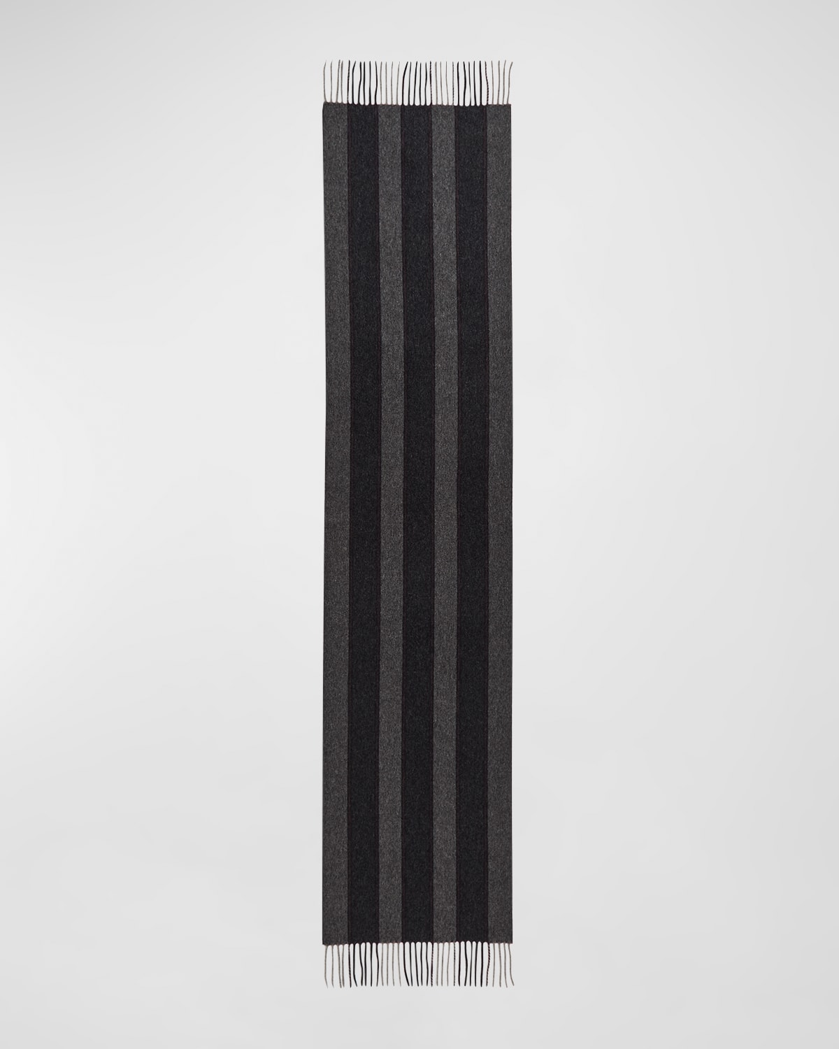 Men's Striped Cashmere Scarf