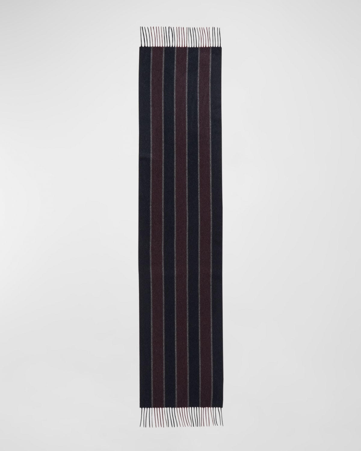 Men's Cashmere Stripe Scarf