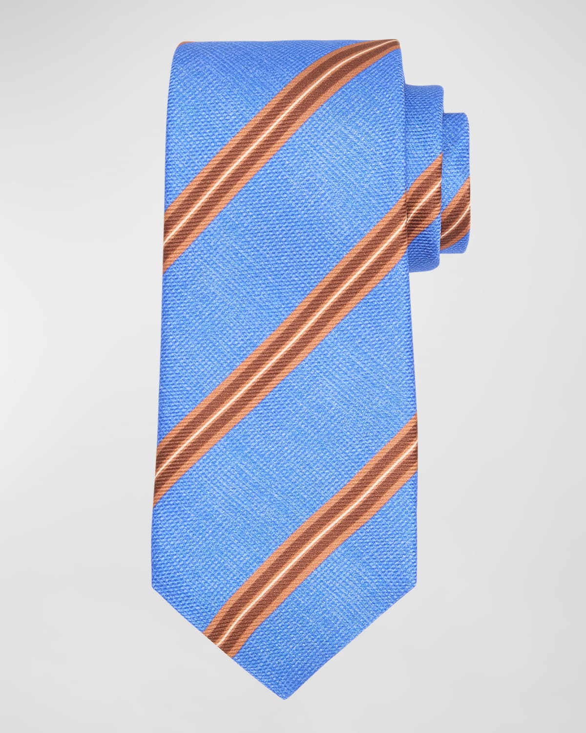 Men's Diagonal Striped Tie
