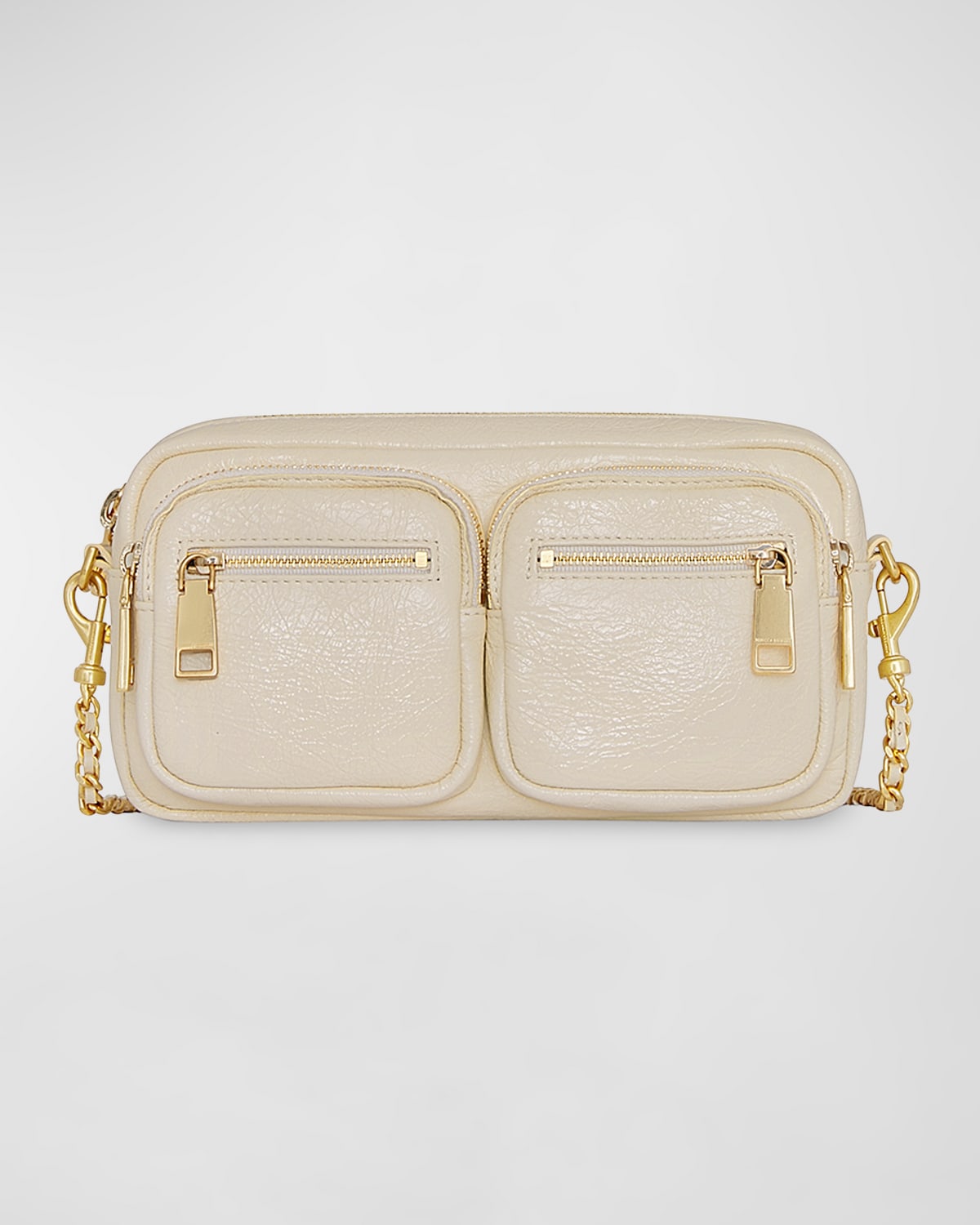 Surplus Small Patent Leather Crossbody Bag
