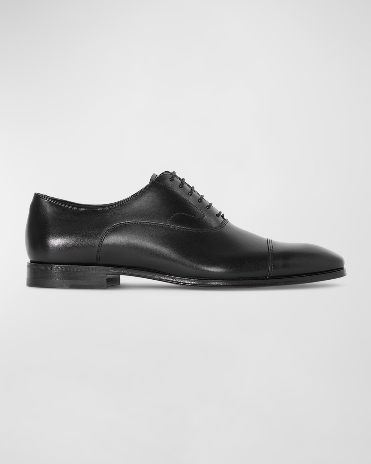 Shop Paul Stuart Men's Hark Leather Oxfords In Black