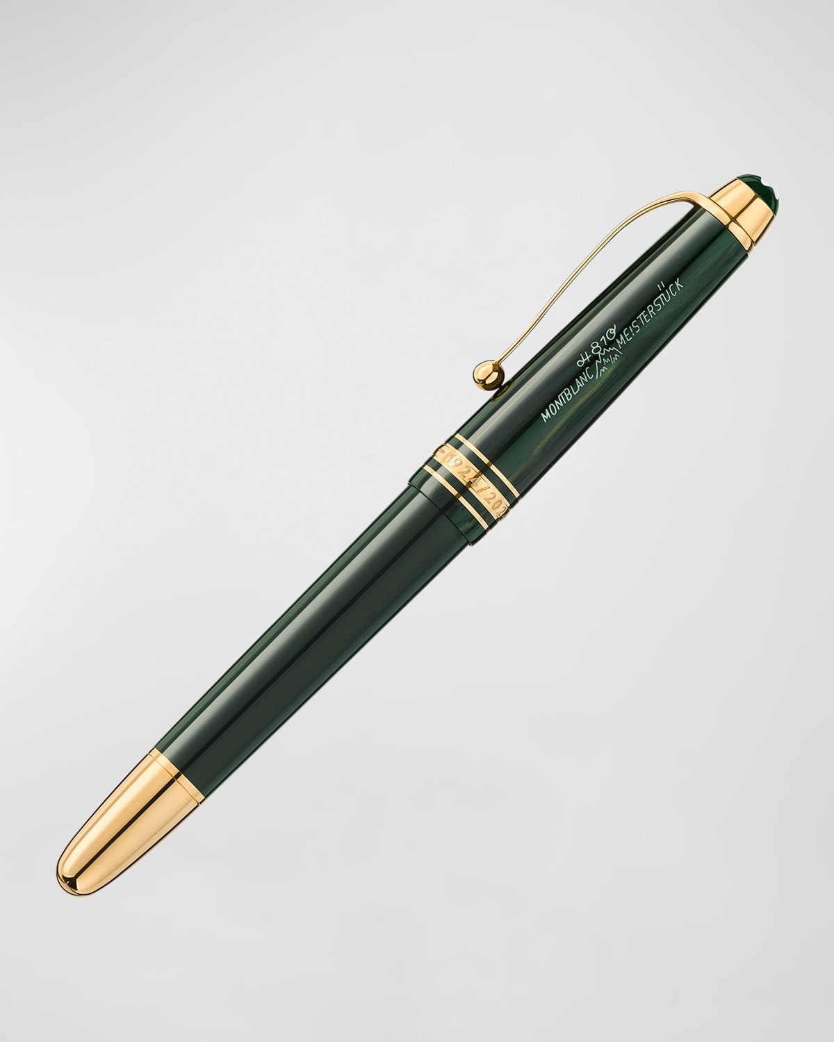Montblanc Men's Meisterstuck The Origin Collection Precious Resin Rollerball Classique Pen In Green