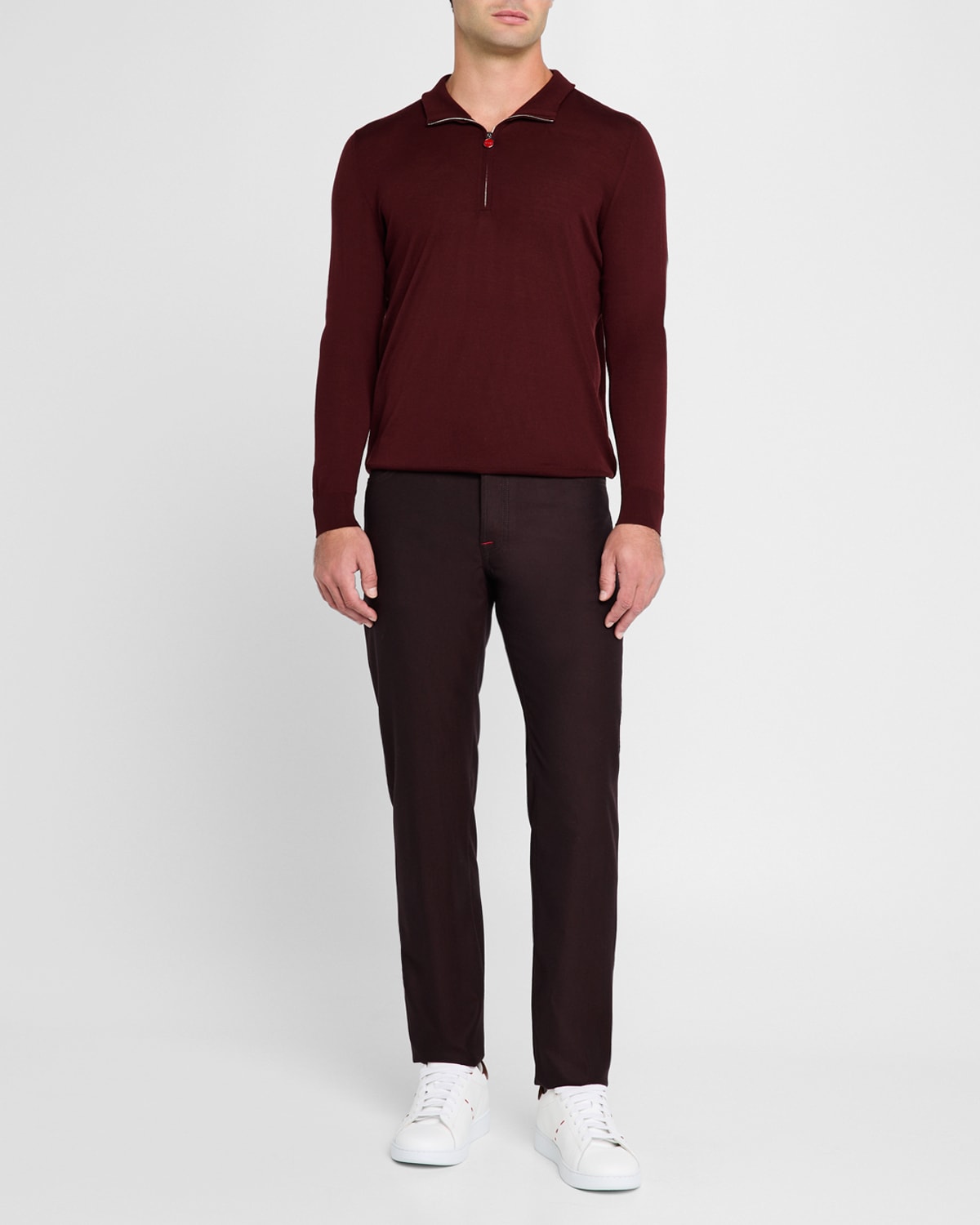 Men's Wool Half-Zip Sweater