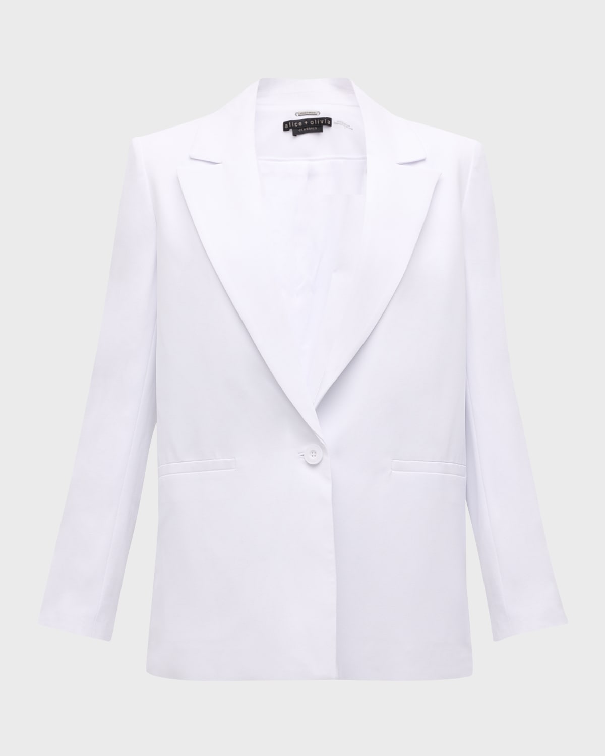 Denny Notch-Collar Boyfriend Blazer