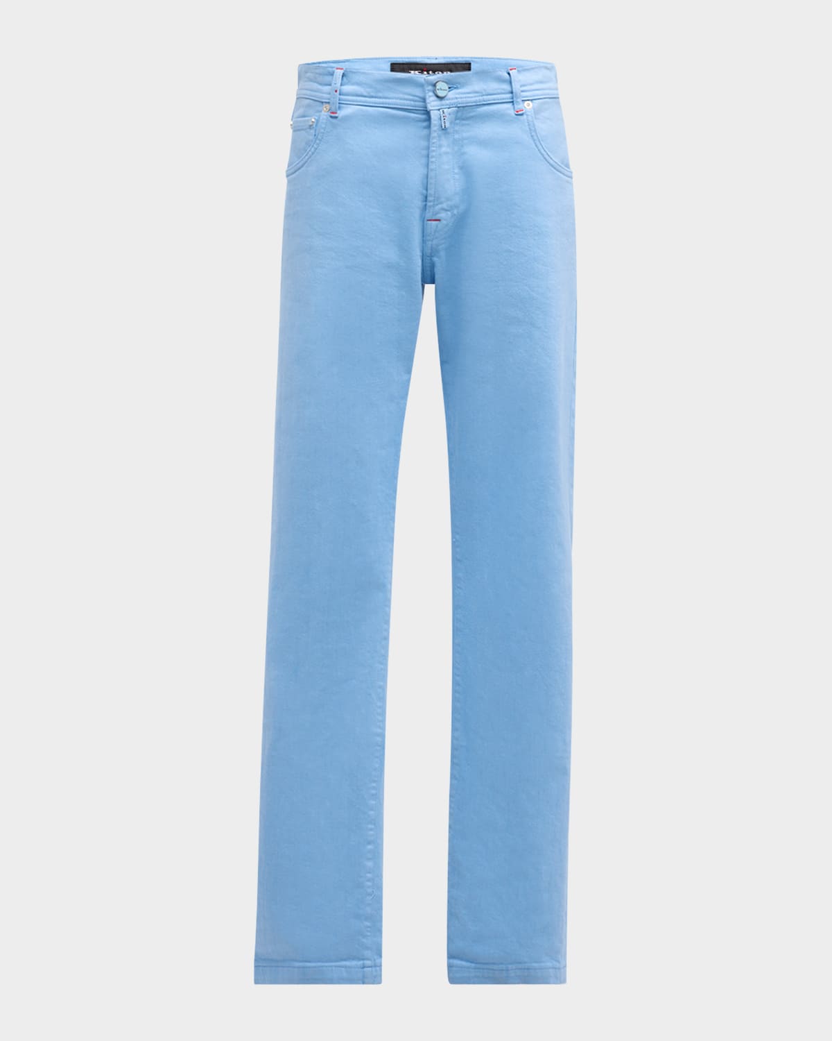 KITON MEN'S KURABO COTTON 5-POCKET PANTS 