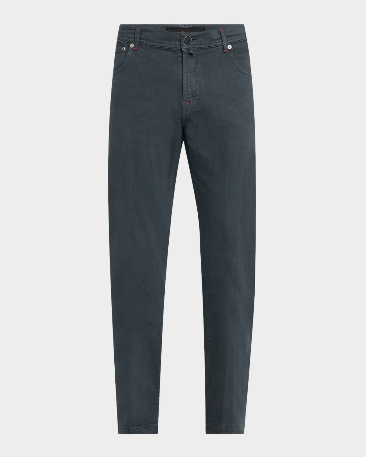 KITON MEN'S KURABO COTTON 5-POCKET PANTS 