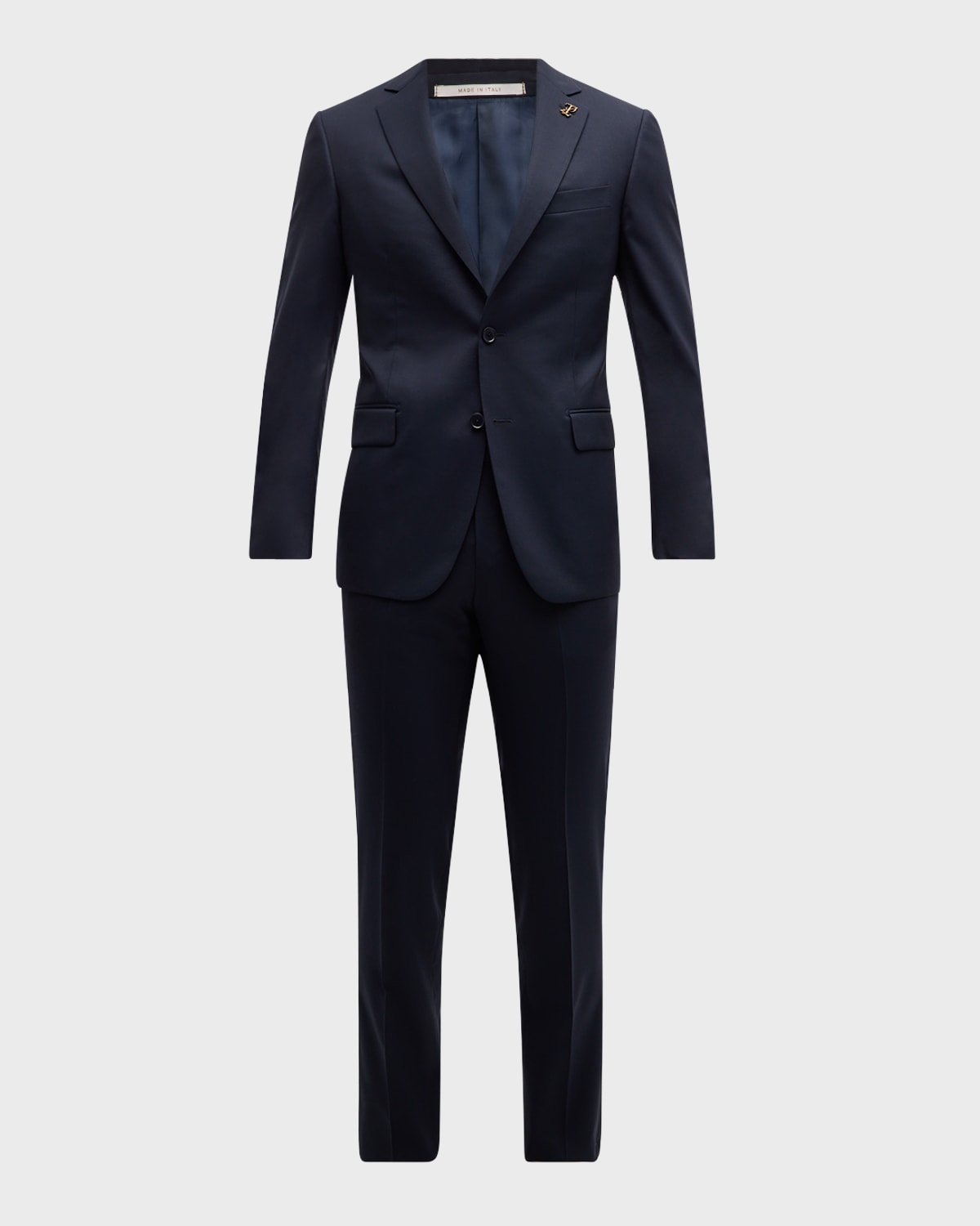 Men's Slim Wool Two-Piece Suit