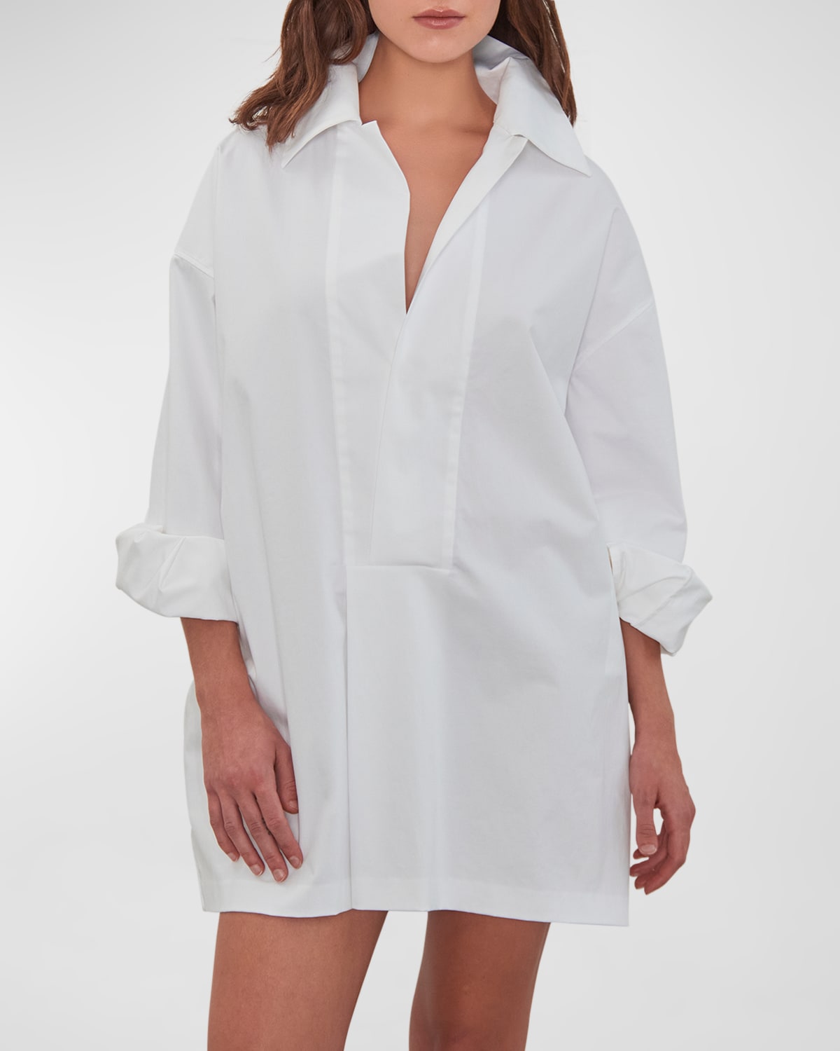 Shop We-ar4 The Lighthouse Shirtdress In Optic White