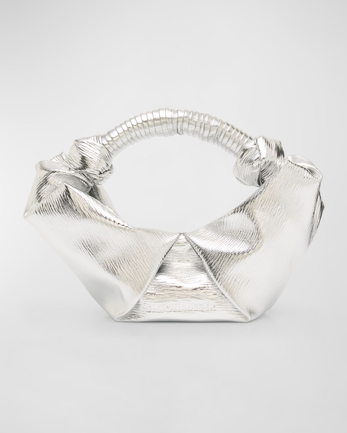 SIMONMILLER Lopsy Metallic Top-Handle Bag