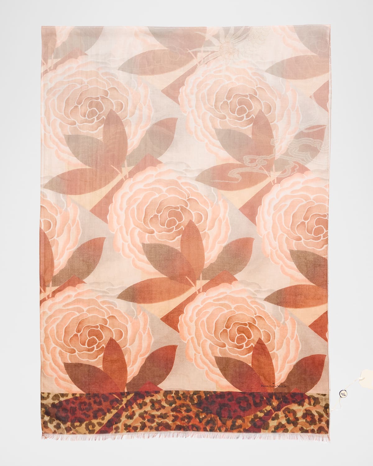 Floral Cotton & Silk Scarf